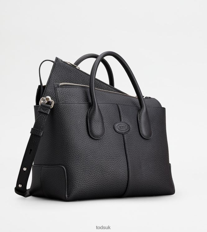 Tod's Women Di Bag in Leather Small 602L84255 Black