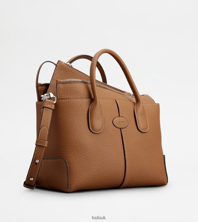 Tod's Women Di Bag in Leather Small 602L84268 Brown