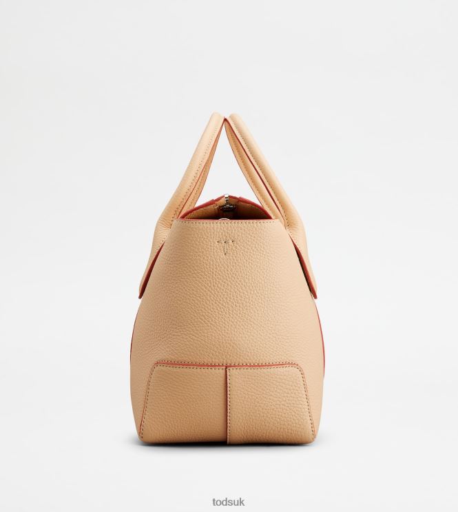 Tod's Women Di Bag in Leather Small 602L84270 Beige