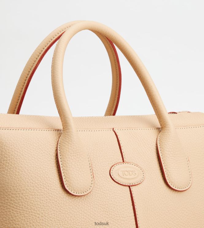 Tod's Women Di Bag in Leather Small 602L84270 Beige