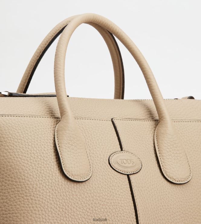 Tod's Women Di Bag in Leather Small 602L84271 Beige