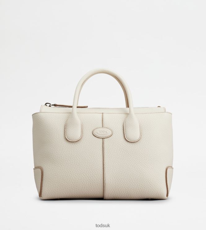 Tod's Women Di Bag in Leather Small 602L84272 Off White
