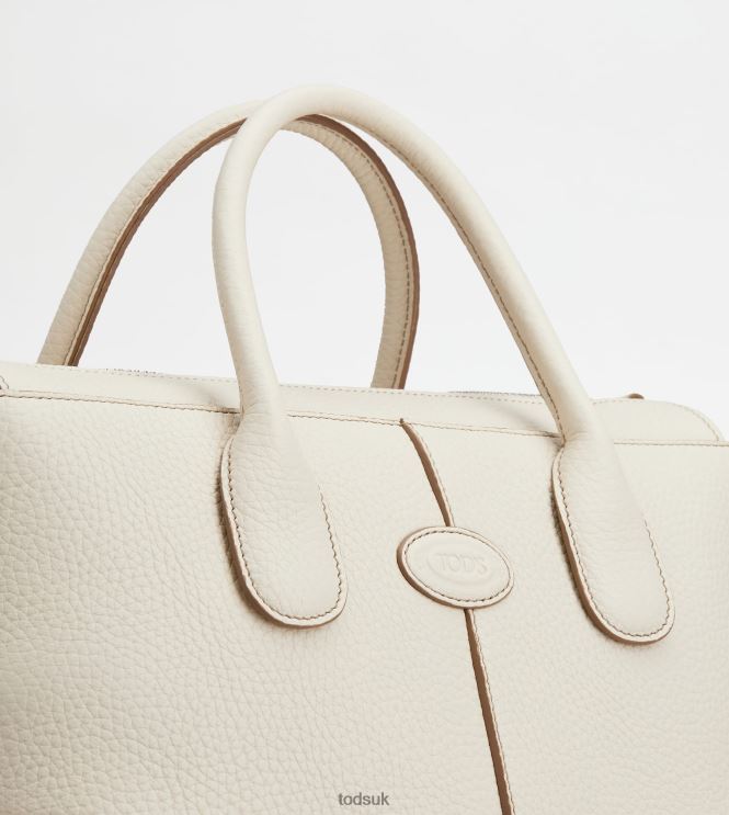 Tod's Women Di Bag in Leather Small 602L84272 Off White