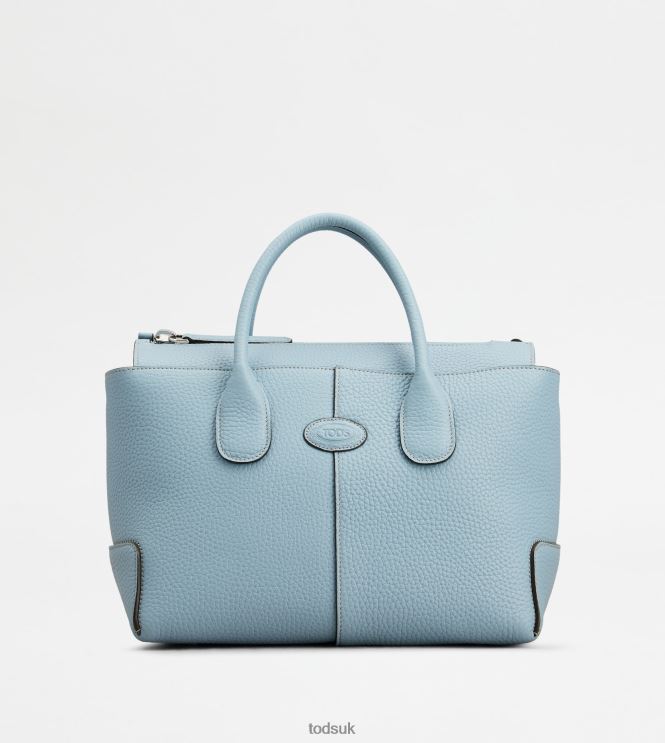 Tod's Women Di Bag in Leather Small 602L84274 Light Blue