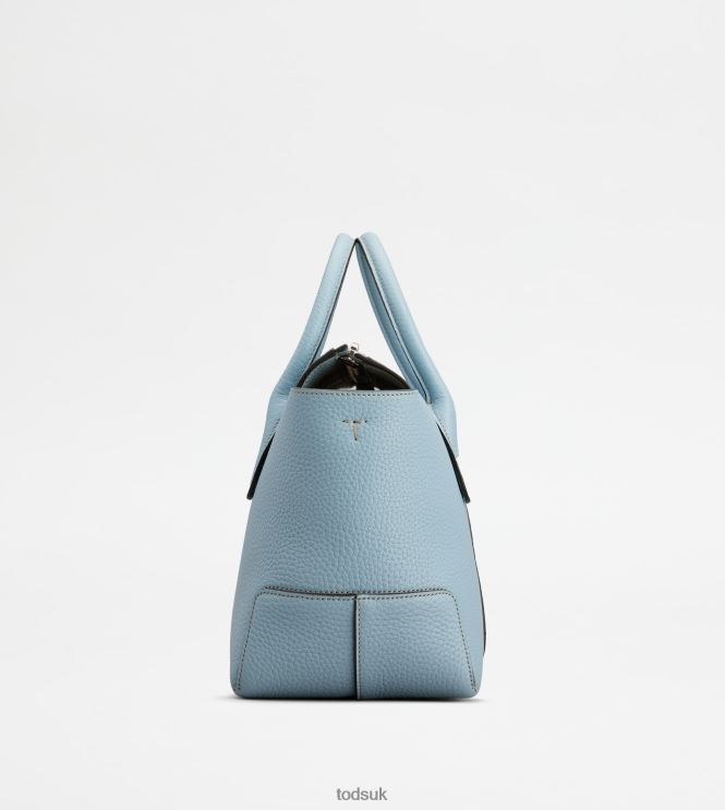 Tod's Women Di Bag in Leather Small 602L84274 Light Blue