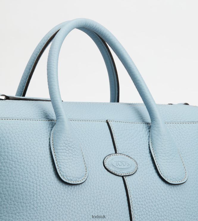 Tod's Women Di Bag in Leather Small 602L84274 Light Blue