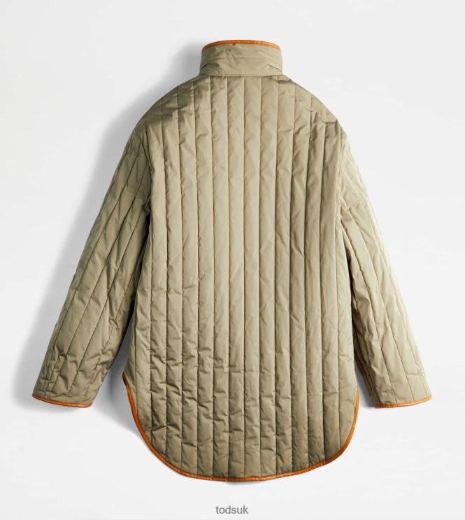 Tod's Women Quilted Jacket 602L84559 Green
