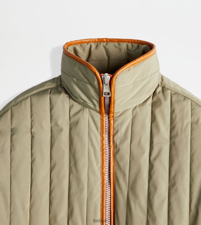 Tod's Women Quilted Jacket 602L84559 Green