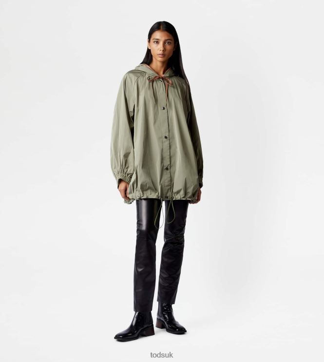 Tod's Women Windbreaker 602L84556 Green