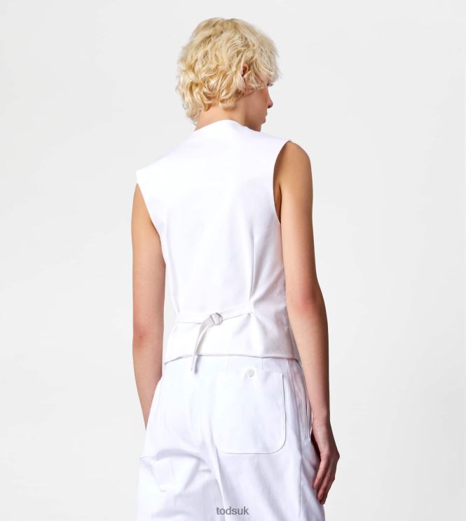 Tod's Women Gilet 602L84558 White