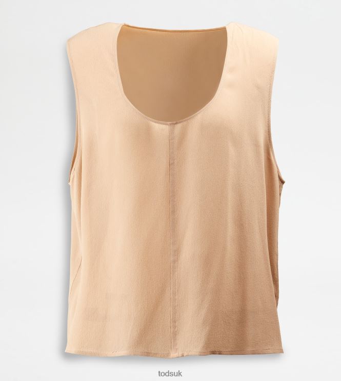 Tod's Women Semi-transparent Round Neck Jumper 602L84570 Brown