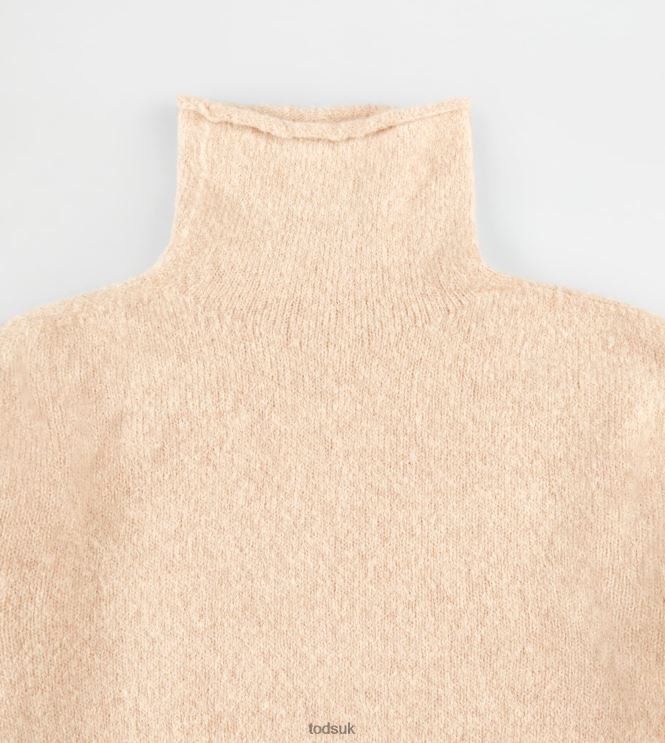 Tod's Women Turtleneck Jumper 602L84619 Beige