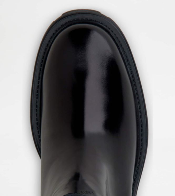 Tod's Women Ankle Boots in Leather 602L84167 Black