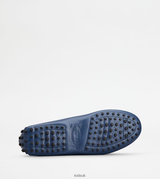 Tod's Women Gommino Driving Shoes in Leather 602L84111 Blue