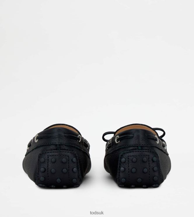 Tod's Women Gommino Driving Shoes in Leather 602L84117 Black