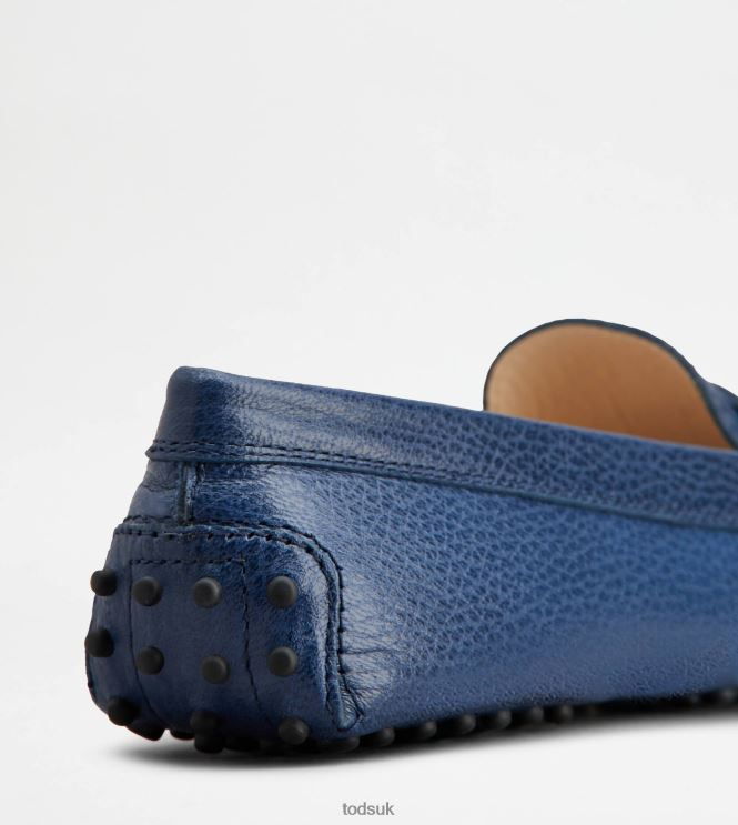 Tod's Women Gommino Driving Shoes in Leather 602L8476 Blue