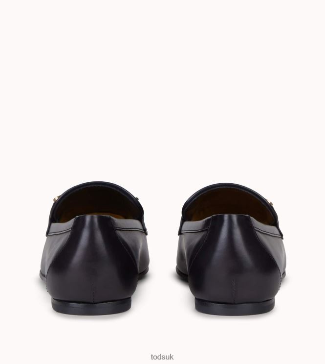 Tod's Women Kate Loafers in Leather 602L8455 Black