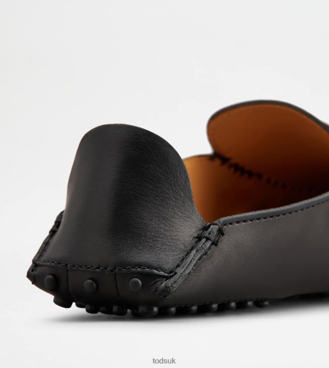 Tod's Women Gommino Mule Shoes in Leather 602L84229 Black