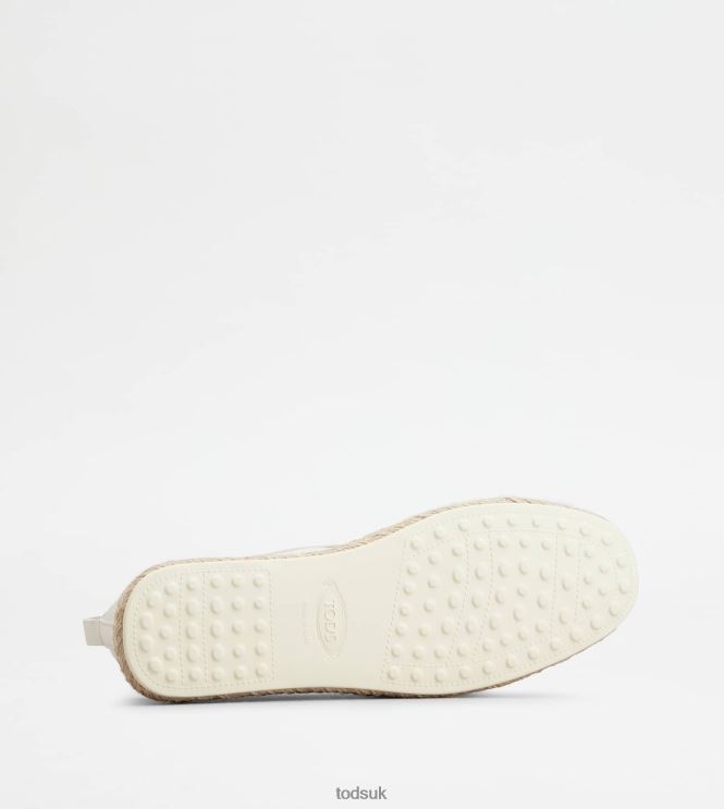 Tod's Women Kate Slip-Ons in Leather 602L84199 White