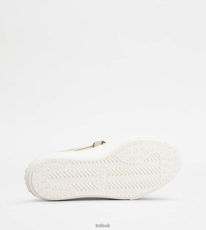 Tod's Women Kate Slip-Ons in Suede 602L84151 Beige