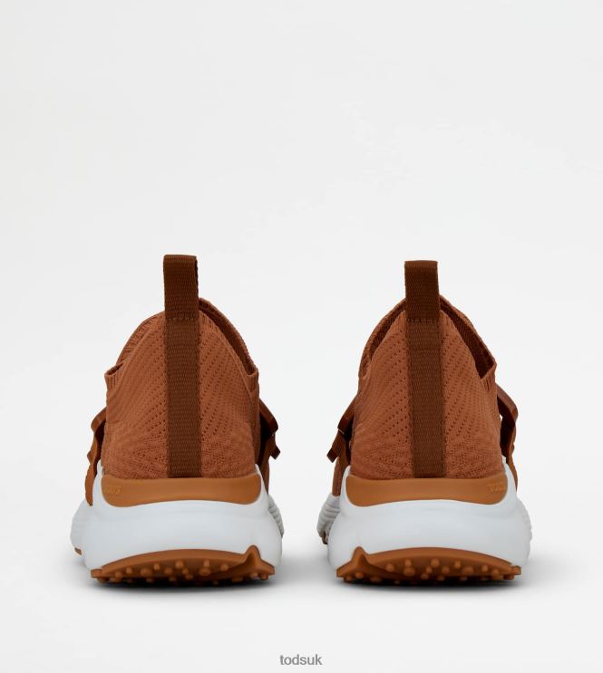 Tod's Women Sneakers in High-Tech Fabric 602L84124 Brown