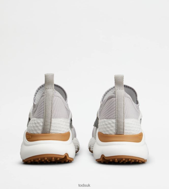Tod's Women Sneakers in High-Tech Fabric 602L84125 Grey/Brown