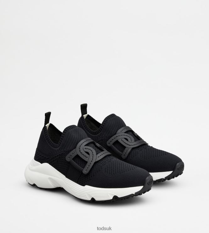 Tod's Women Sneakers in High-Tech Fabric 602L84126 Black